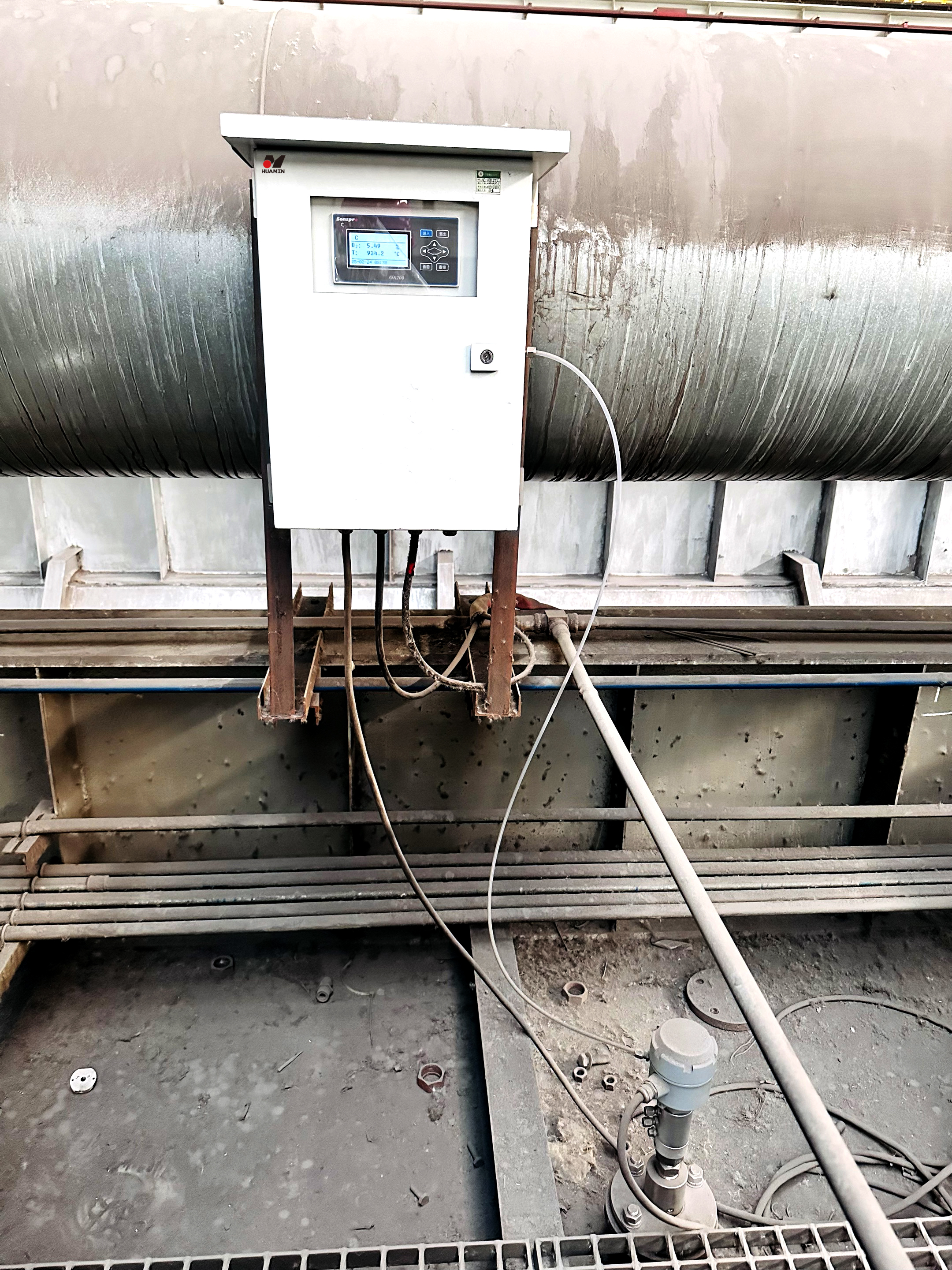 直插式氧化鋯探頭安裝指南