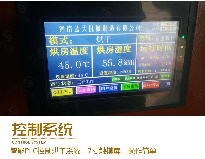 網帶式金銀花烘干機構成部分