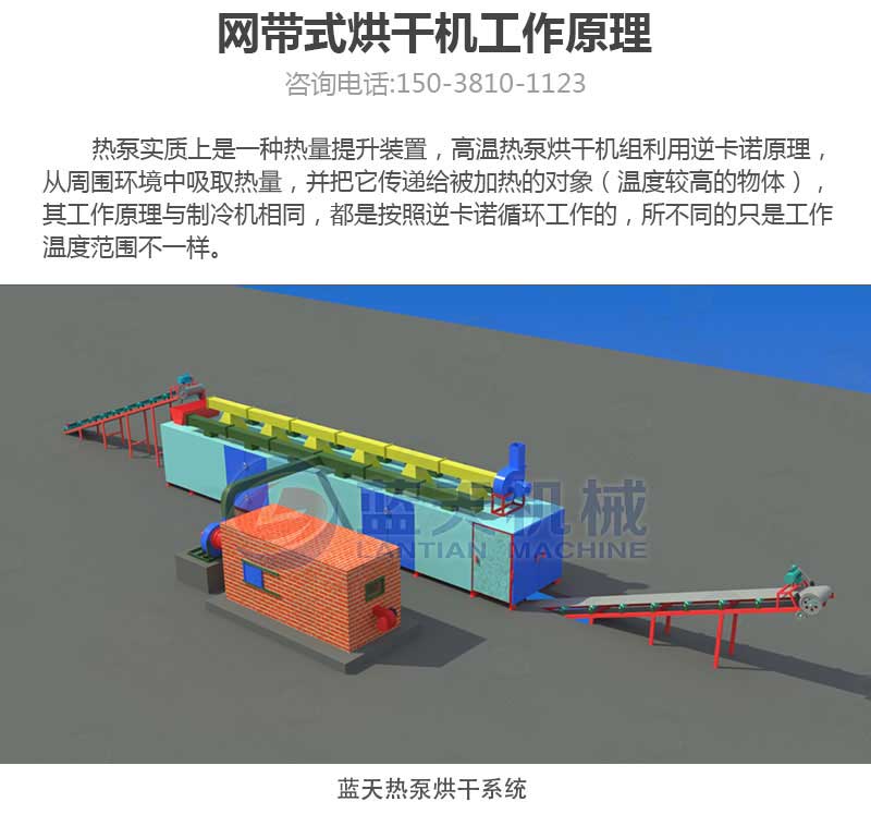 網帶檸檬烘干機工作原理