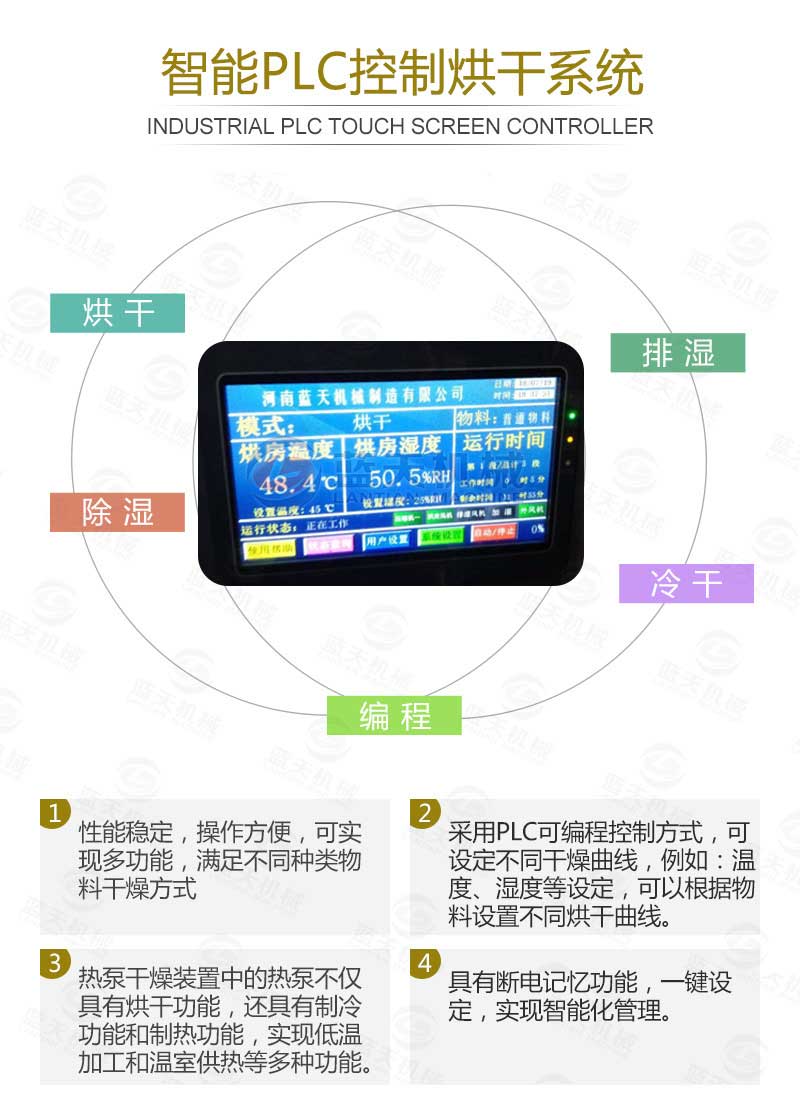 槐花烘干機智能烘干系統