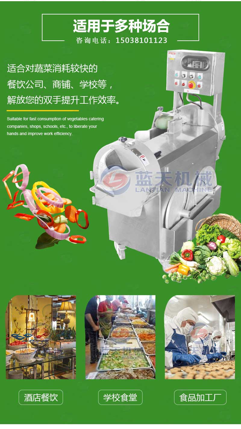 多功能切片丁絲機適用于多種場合